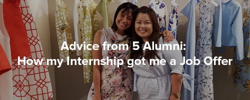 Advice from Alumni: Internship got me a job offer