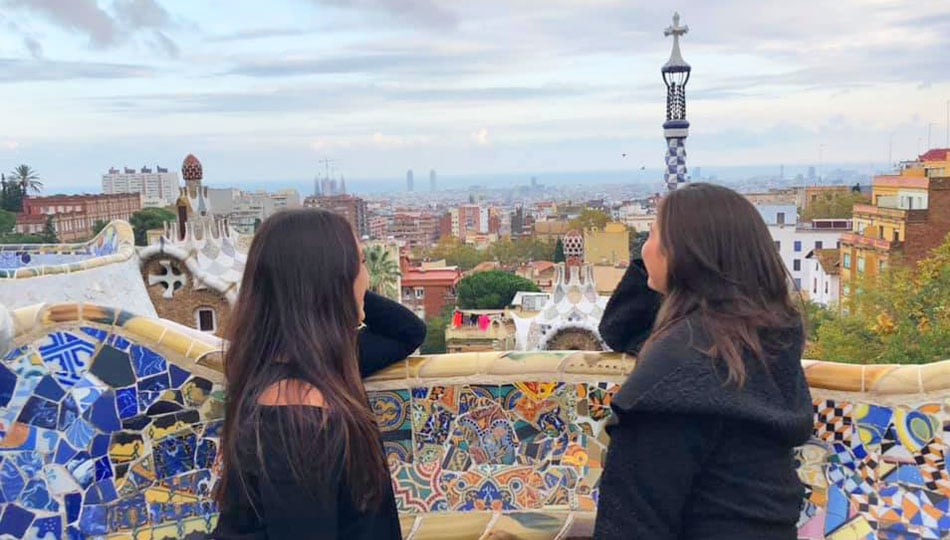 Barcelona Interns Visiting Parc Guell