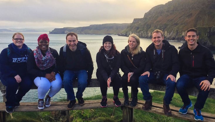 Students from RIT traveling in Ireland