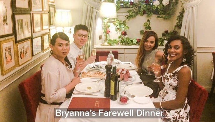 Bryanna's Farewell Dinner