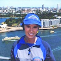 Kristina by the Sydney harbor