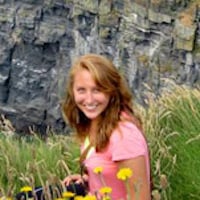 Stephanie at the Cliffs of Moher