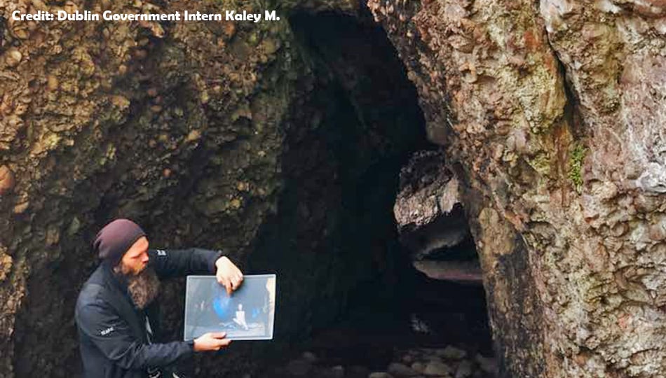 Cushen Caves in Ireland