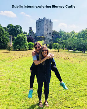 Dublin interns exploring northern Ireland