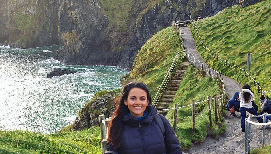 Fiona at the Cliffs of Moher