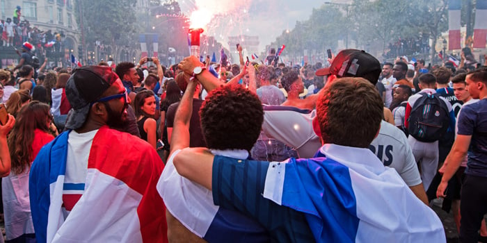 France Celebrating the World Cup