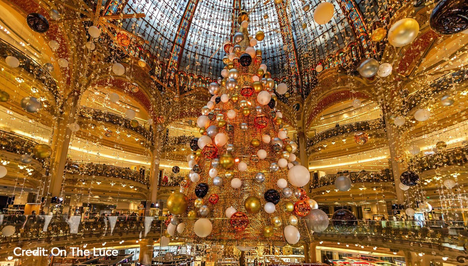 Galaries Lafayette France Christmas