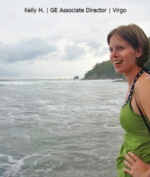Global Experiences Associate Director Kelly on a beach in Costa Rica
