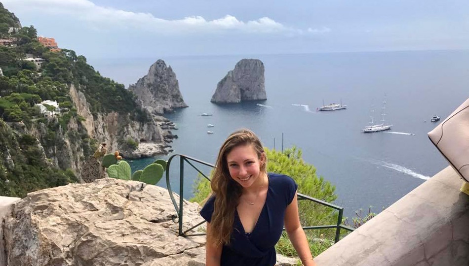 Florence intern Gracie exploring Italy