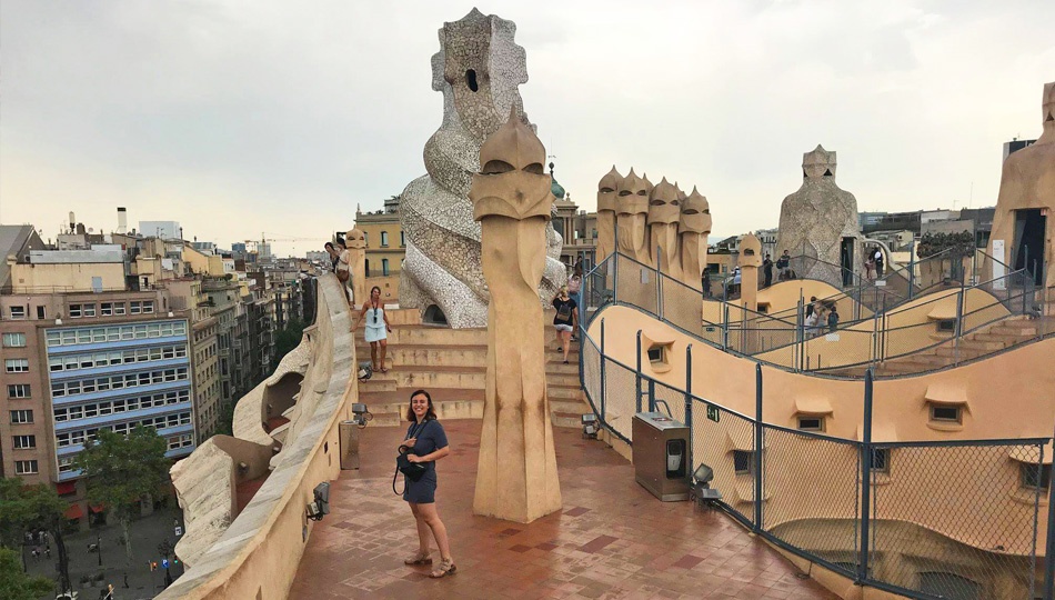 Heather at Park Guell