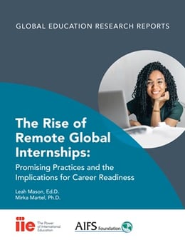 IIE report on virtual internships