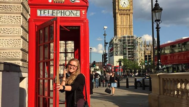 Kayla with Big Ben