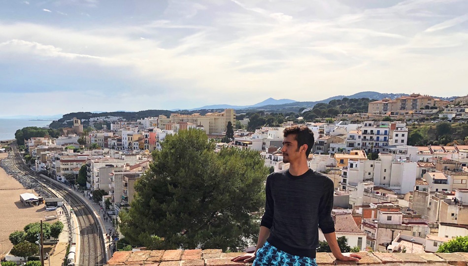 Barcelona intern Laith enjoying the skyline
