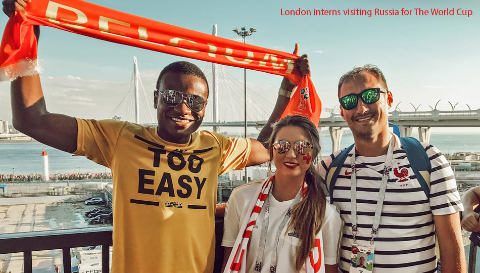 London Interns Visiting Russia for The World Cup