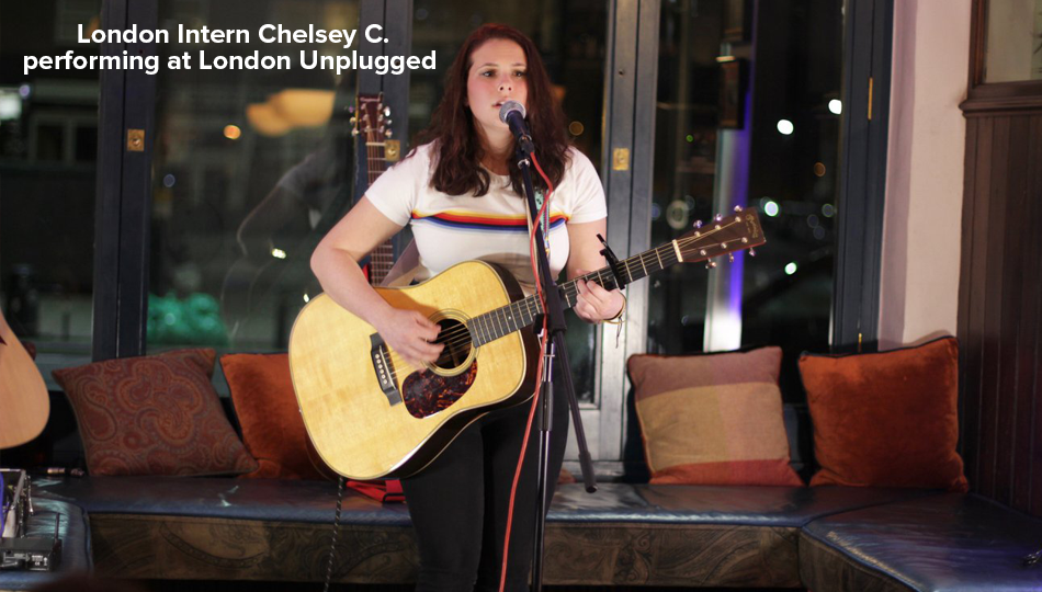 London-intern-performing-with-her-guitar