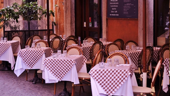 Authentic Outside Dining