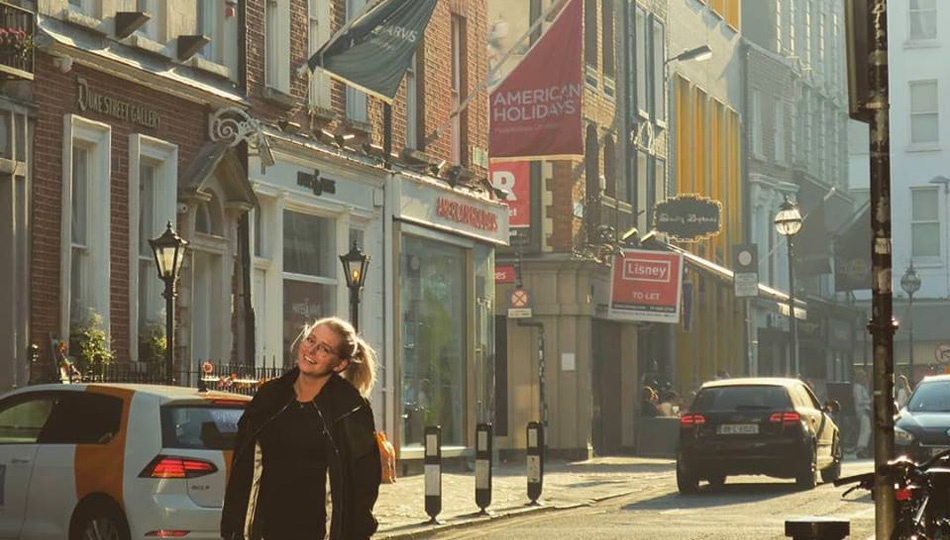 Dublin Intern Shannon exploring the city