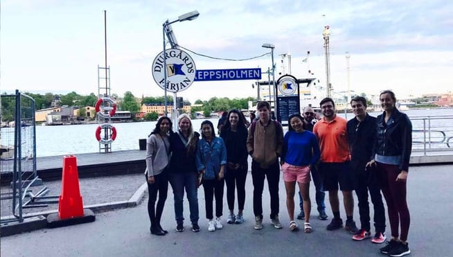 Stockhom Interns on Day Trip