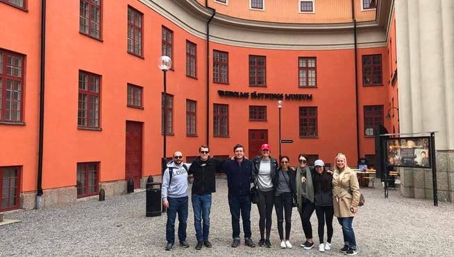 Stockholm Interns on Day Trip