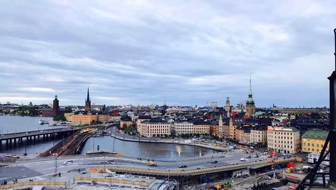 Stockholm View from Bridge