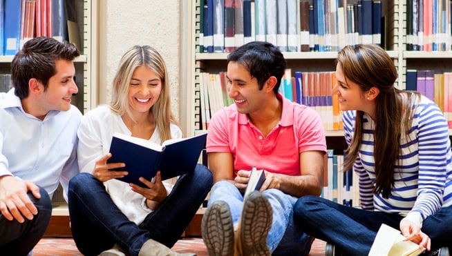 Students Studying Languages