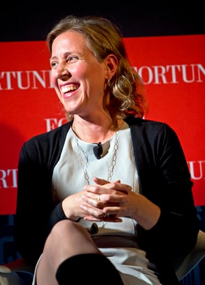 Susan Wojcicki speaking at fortune conference