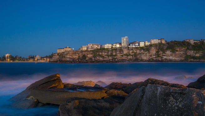 Dusk at Manyl Beach, Sydney