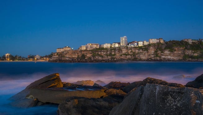 Dusk at Manyl Beach, Sydney