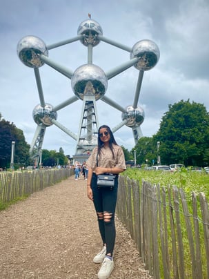 V Pritam Kaur Atomium Brussels Belgium