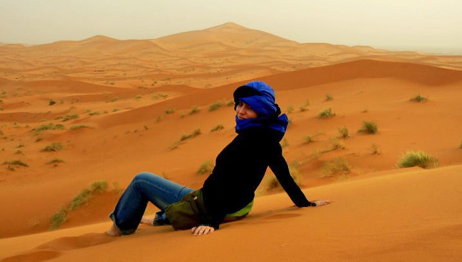 Woman in Merzouga Desert