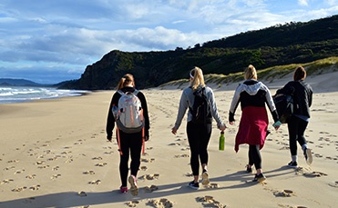 Exploring Beach