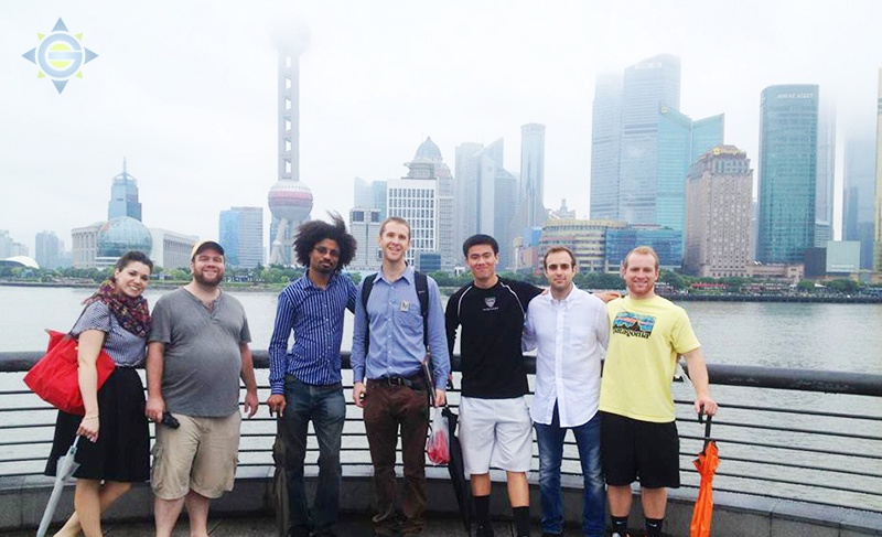 Interns exploring Shanghai