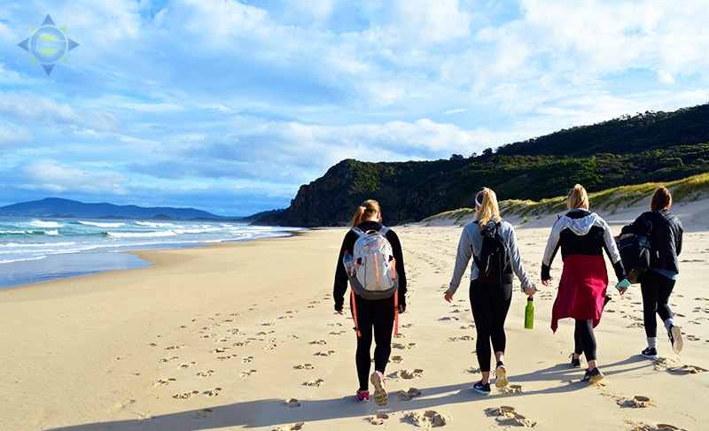 walk on the beach