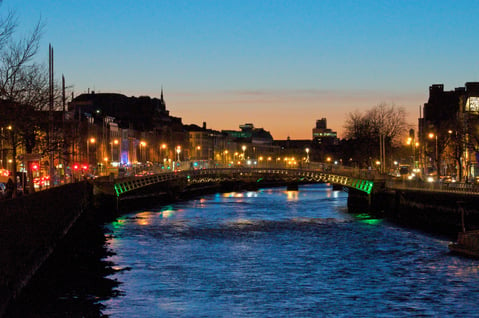 River Liffey in Ireland