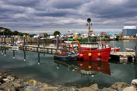 Howth Harbour in Ireland