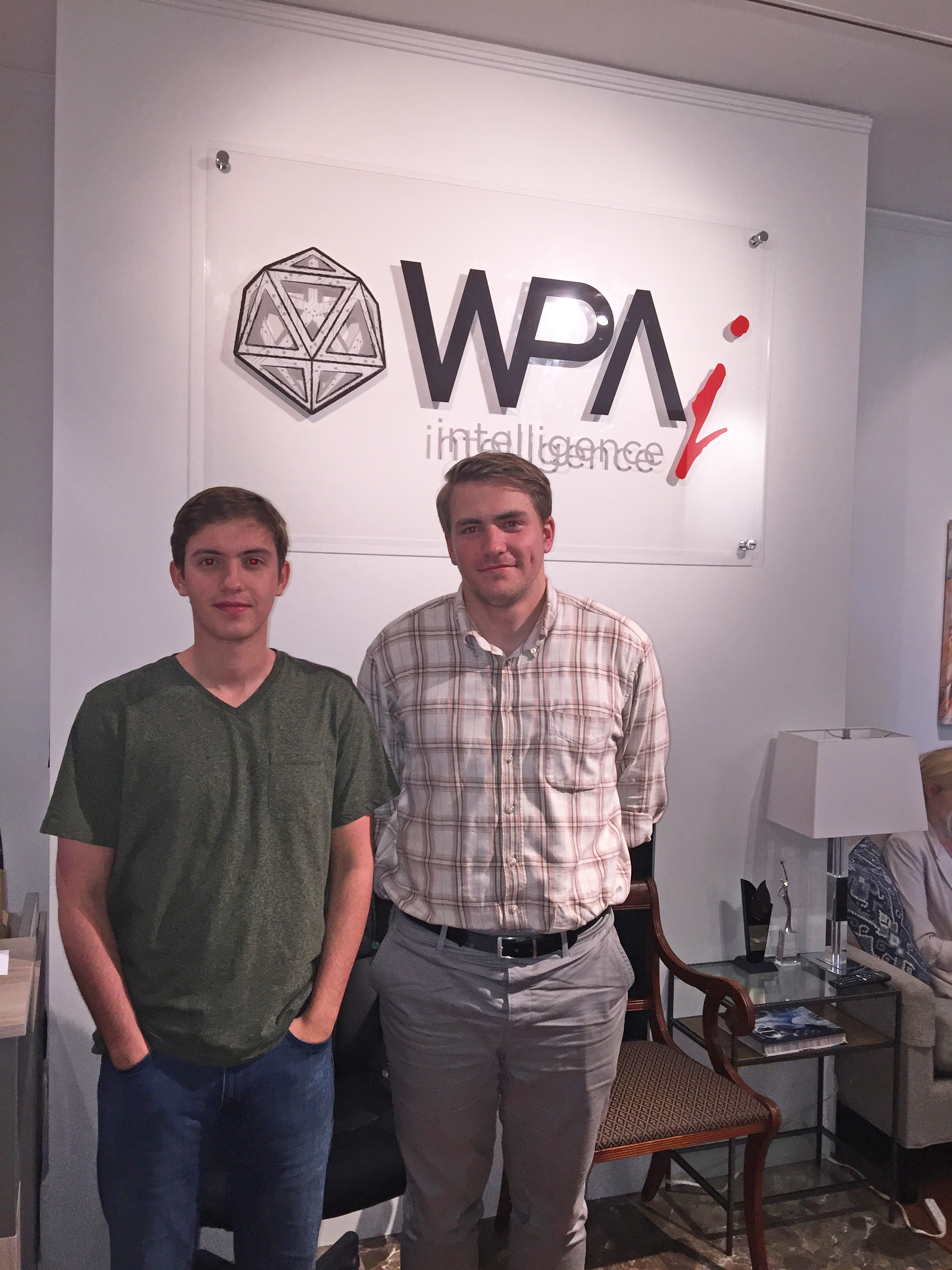 Washington D.C. Politics interns Angus T. and Ethan H.