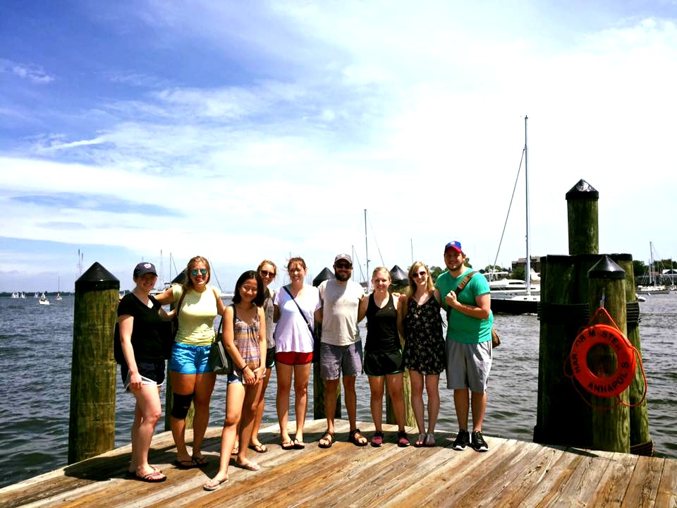 Washington D.C. interns visiting Annapolis, MD