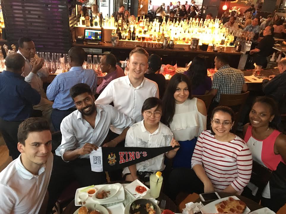 Washington D.C. Intern Event with King's Global Opportunities Officer Andrew K.