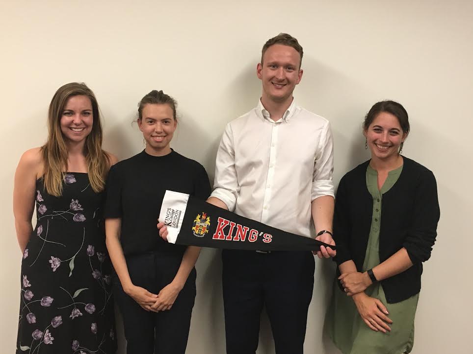 King's Global Opportunities Officer Andrew K. visiting Washington D.C. Interns